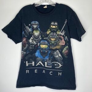 Halo Reach 2010 Game Black Tshirt Size Medium